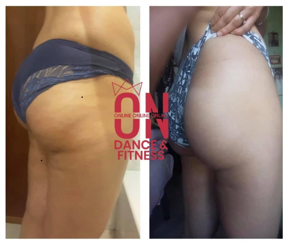 Prima e dopo Online Dance Fitness