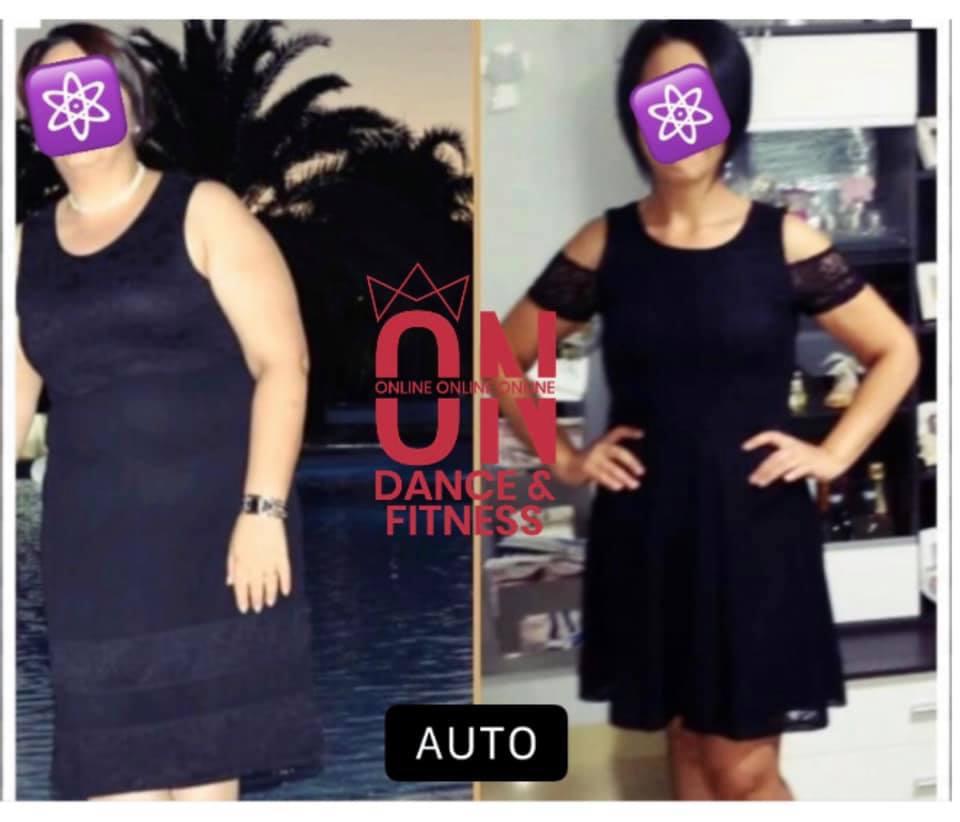 Prima e dopo Online Dance Fitness