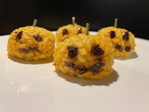 Zucche di Halloween di risotto