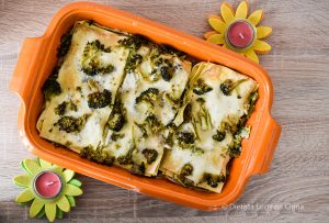 Lasagne con gorgonzola e broccoli