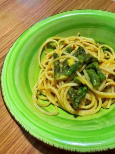 Carbonara con asparagi