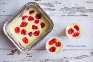 Gelato proteico cioccolato bianco e lamponi